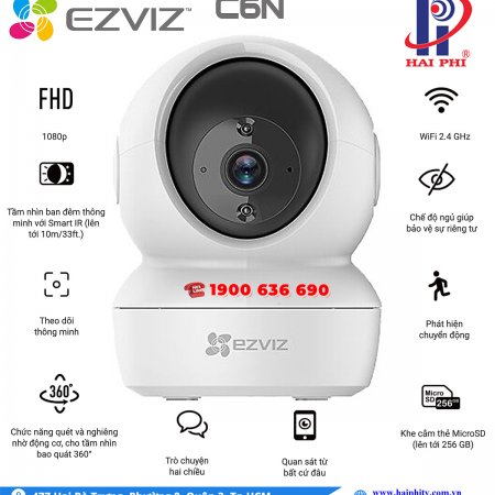Camera Wifi 360 Độ Ezviz C6N 1080P Giá Rẻ